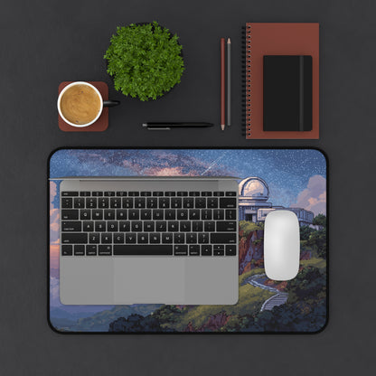 Pixel Art Desk Mat: Galaxy Observatory Mouse Pad