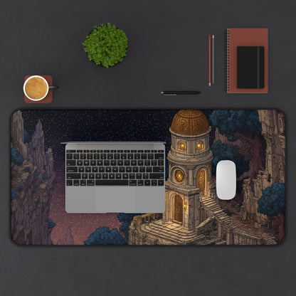 Magical Tower Mouse Pad XXL Pixel Art Aesthetic
